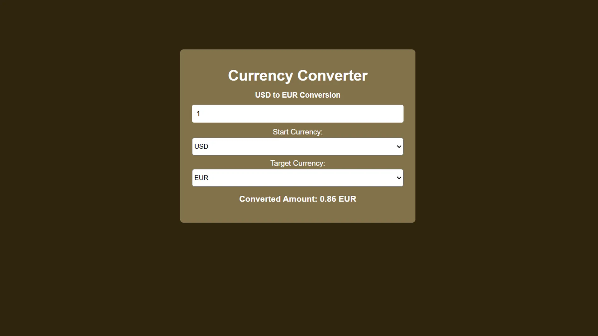 currency converter app