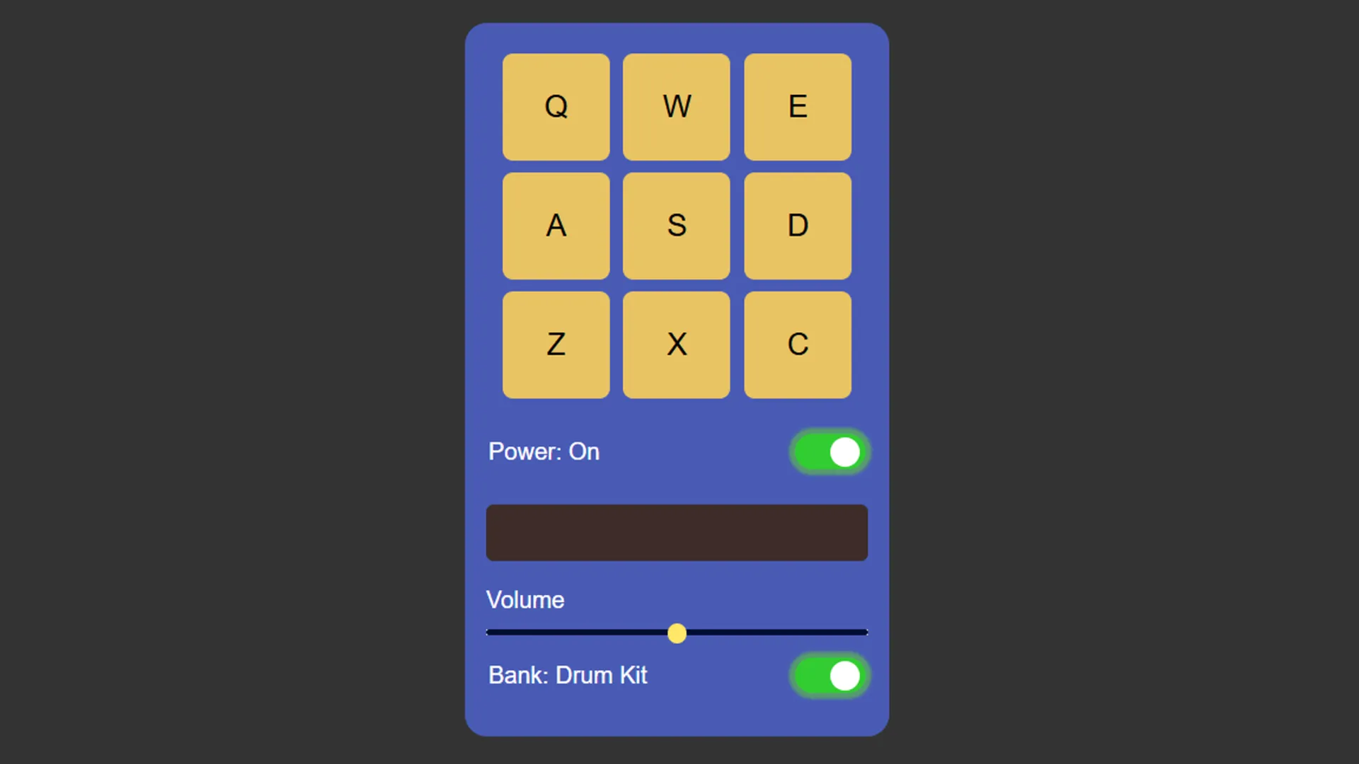 a simple sound machine